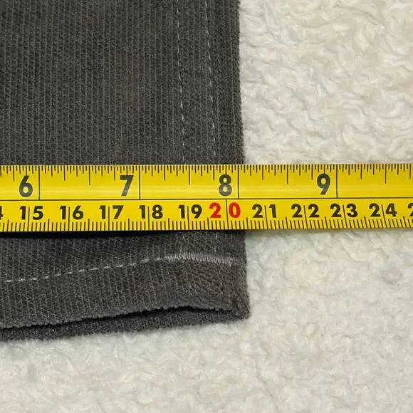 Gustin Jeans Mens 33 x 36 Gray California Straight Fit Denim Classic Made in USA - Picture 10 of 10